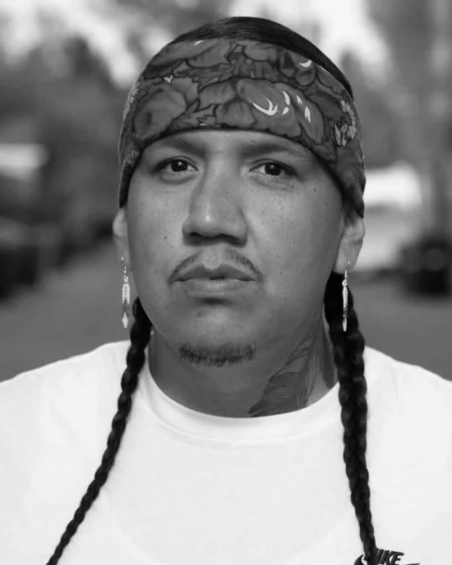 Portrait of Jeremiah "Drezus" Manitopyes, Program Director and founder of Creators Path